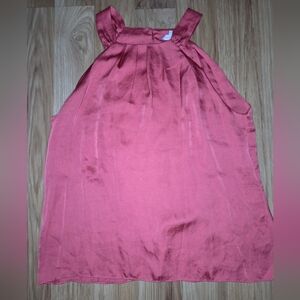 Violet & Claire Red Orange Blouse with Chic Design Size L